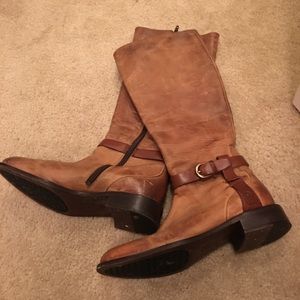 Johnston & Murphy leather boots